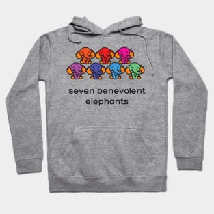 seven benevolent elephants Hoodie